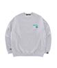 UPPERSTROP [Up9006] Authentic Logo Sweatshirt Melange Gray