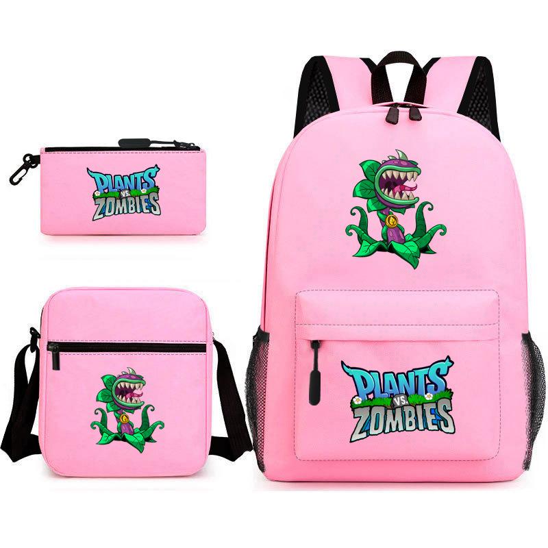 Umgebende Pflanzen vs. Zombies Teenager Schüler Schultasche Herren- und Damen-Freizeitrucksack Umhängetasche