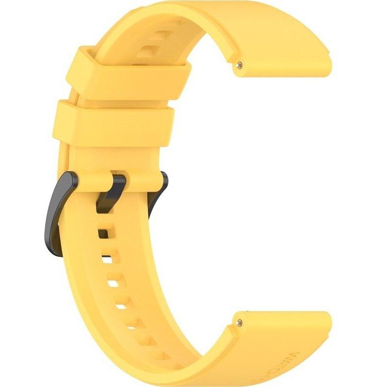 Silicone Strap 22mm Universal, Yellow