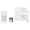 LED Light Magnetic Spotlight Rechargeable Wall Light Wireless Picture Light No Punch Reading Light Bedroom Bedside Light