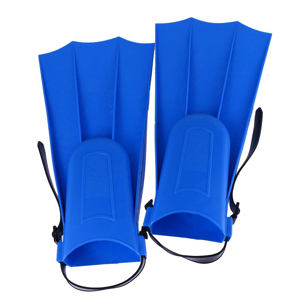 Rubber Swim Training Flippers for Men, Women , Short Swimming