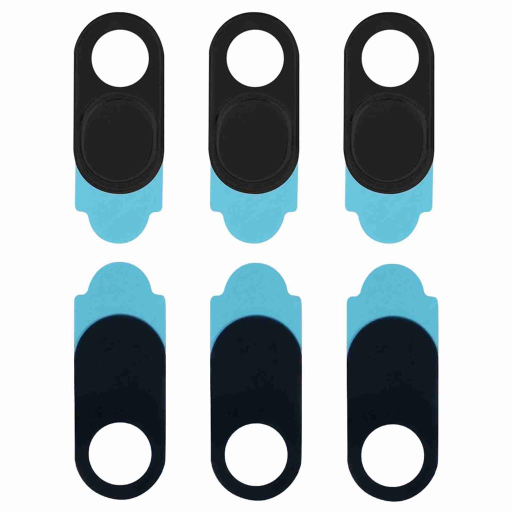 3pcs Metal Lens   Camera Privacy   Sticker Webcam Cover For Smartphone Tablets(Black)
