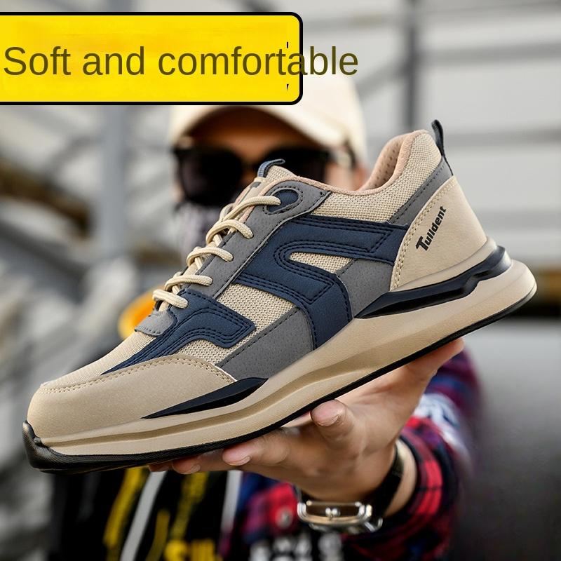 Arbeitsschutzschuhe, bruchsicher und durchstichfest, Stahlkappe, atmungsaktive Sicherheitsschuhe für den Sommer, Arbeitsschutzschuhe, Herrenschuhe