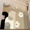Diatom Mud Mat Simple Flower Water-absorbent Quick-drying Bathroom Mat Household Dirty and Wear-resistant Toilet Mat