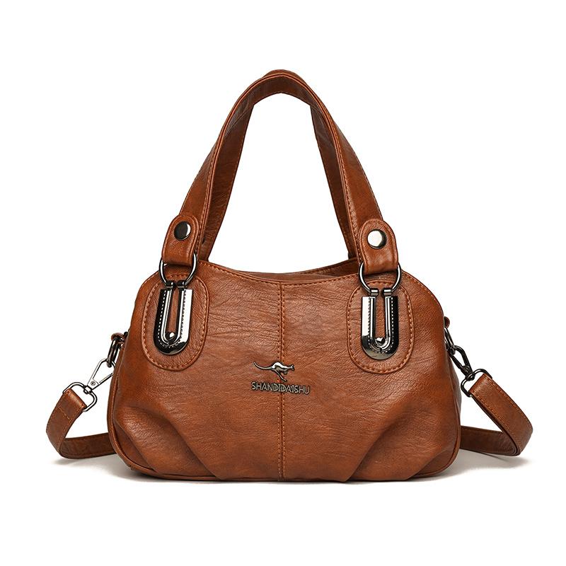 High-End Texture Large Capaci Bag pu leather and New Women's Bag Fashi Commuter Shoulder Bag Handbags for Women wallet