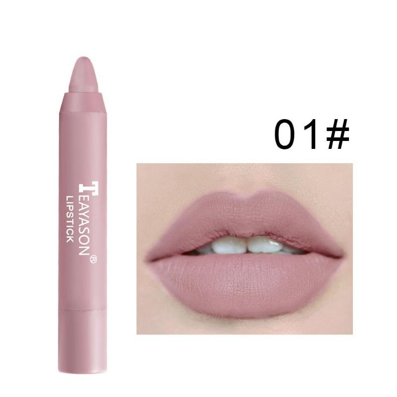 12 Colors Velvet Matte Lipsticks Pencil Waterproof Long Lasting Sexy Red Lip Stick on-Stick Cup Makeup Lip Tint Pen Cosmetic