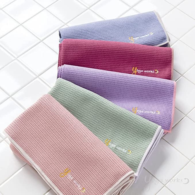 Yogaworks Waffle Yoga Gray Rug, Purple, YW-A160-C074