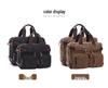 Cross-Border Canvas Laptop Backpack - Large Capacity Business Travel Bag