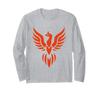 Humor Phoenix Animals Simple Fire Bird Phoenix Long Sleeve T-Shirt