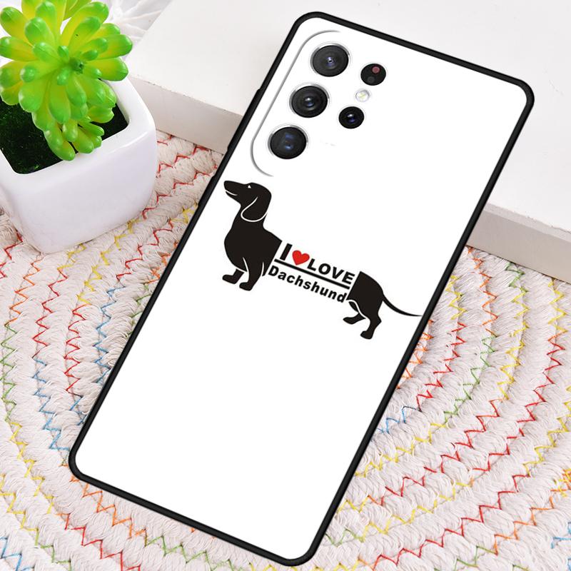 Dachshund Sausage Art Phone Case for Samsung Galaxy Note 10 Pro S26 Ultra S23 S24 FE S25 S21 S22 PLUS Shockproof Cove