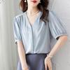 90% Mulberry Silk Women's V-Neck T-Shirt
