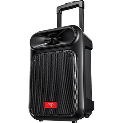 Haut-parleur de karaoké portable Aigo pour extérieur avec Bluetooth et prise CN (adaptateur inclus)