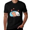 Bär und Panda Bubu Dudu Ballon T-Shirt Grafik-T-Shirts Grafiken Rapper Grafik-T-Shirts Oversizeds Kompressionsshirt Herren