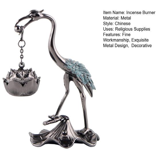 Lotus Weihrauch Brenner Exquisite Metall Design Feine Verarbeitung Künstlerische Atmosphäre Ofen Dekoration