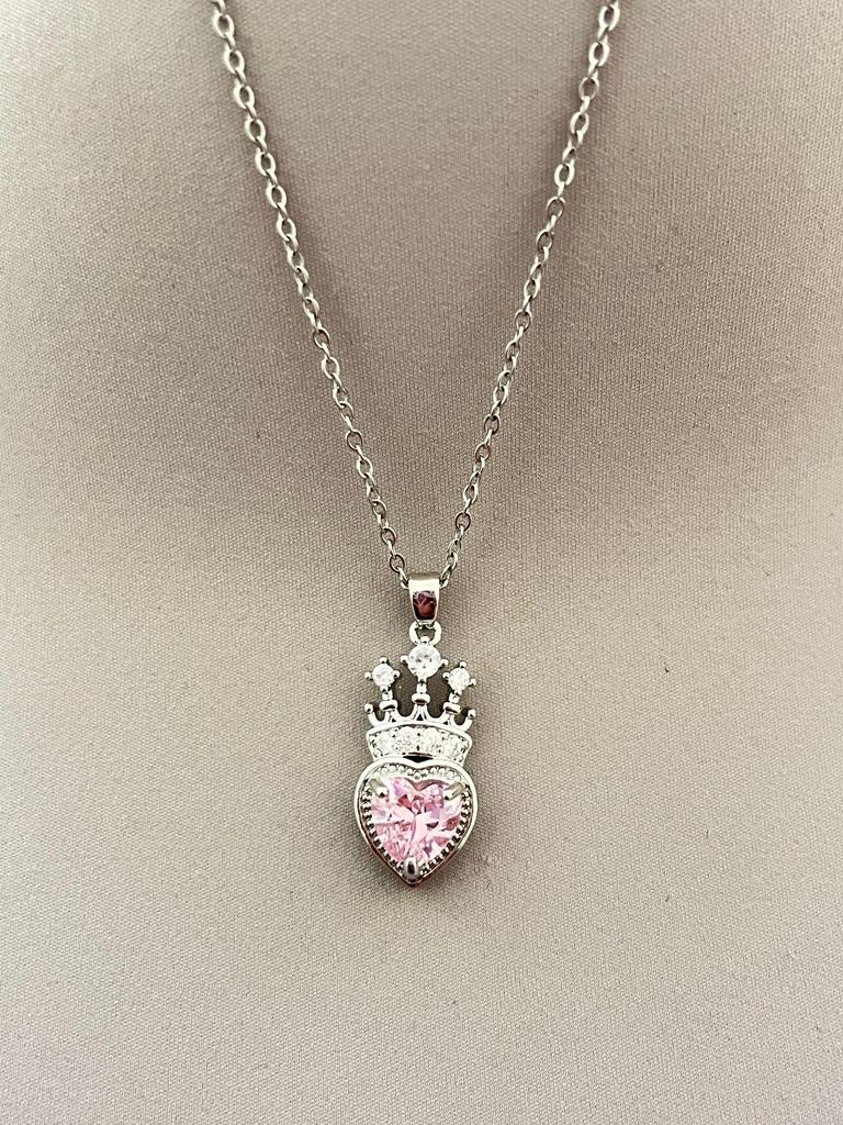 Elegante Rote Zirkon Herz Halskette für Damen - Perfektes Valentinstags- oder Geburtstagsgeschenk