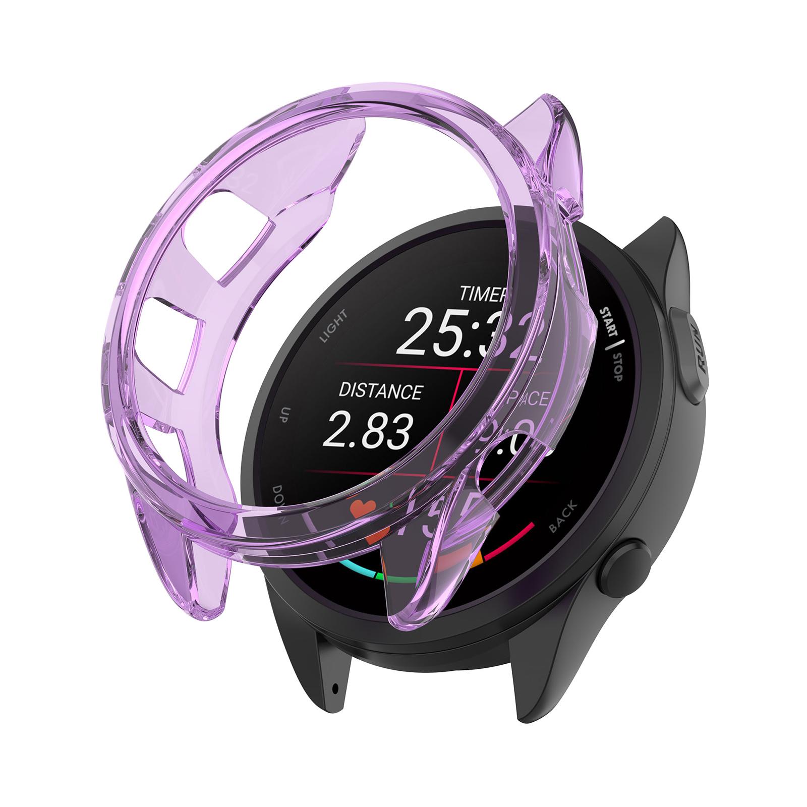 

Чехол для часов 165/165 Music TPU Case Half Covering Housing Watch Case Bumper Frame Shell фиолетовый