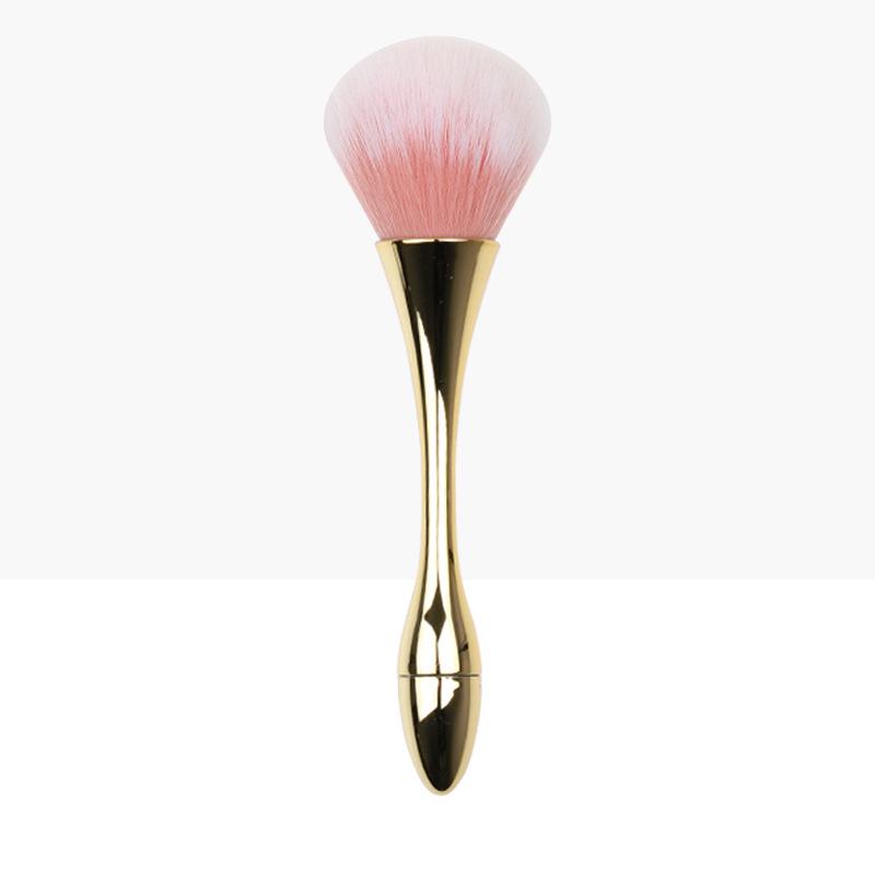 Portable 5-Piece Mini Makeup Brush Set: Powder, Blush, Eyeshadow