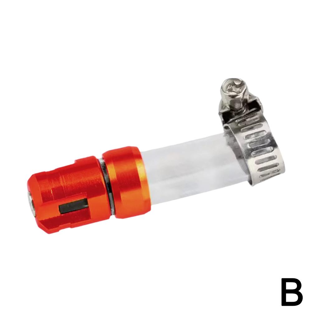 NEW For CNC Air Filter Drain Pipe Z-2391 Is Suitable For Motorcycle Accessories CLICK Alloy Head Plug Universal Motorcycle