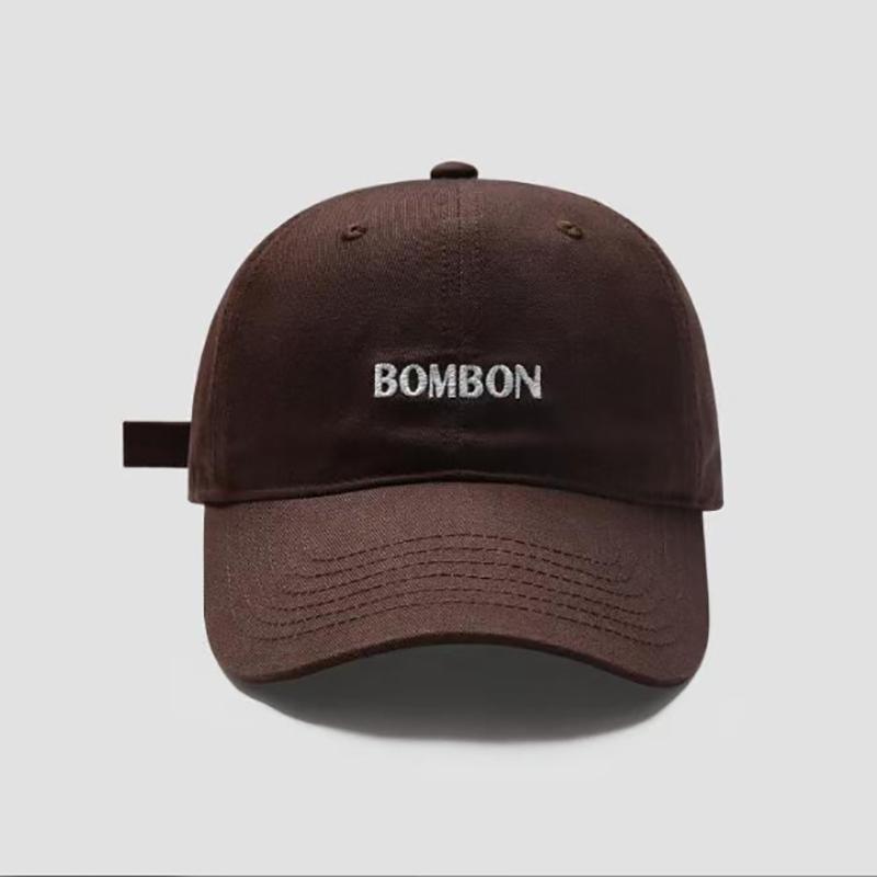 Letter Embroidered Baseball Sun Hat Adjustable Wide Brim Breathable Unisex Hat