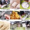 Electric Fully Automatic Noodle Rolling Machine for Household Use, Stainless Steel Multi-Function Noodle Maker