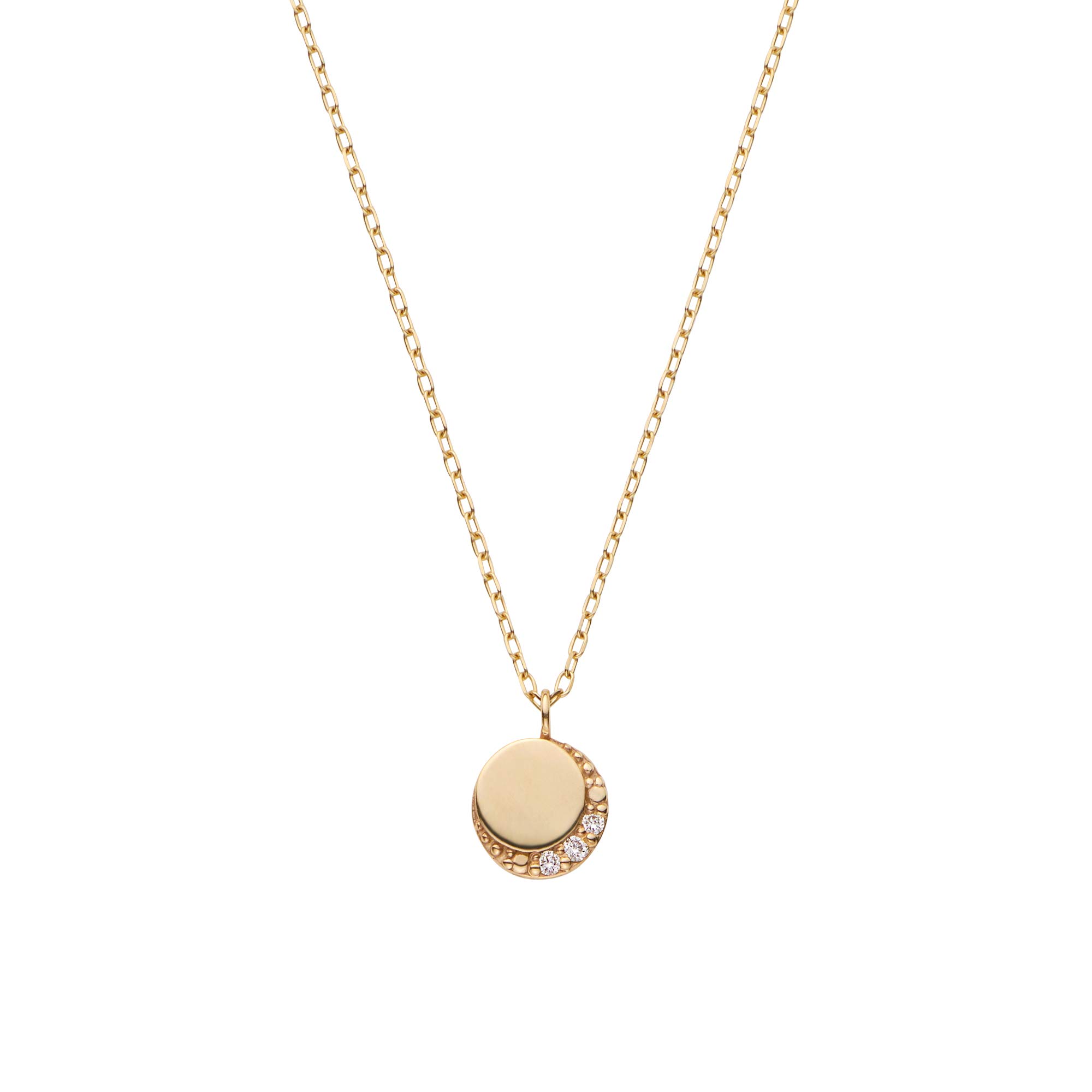

Vendome Necklace K10 Yellow Gold Diamond Ruby Be the light GJVN042840DI [Official] [VIH Aoyama] 0.01ct золотий