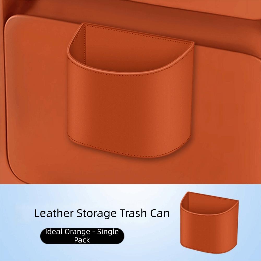 Hanging Rear Seat Garbage Bin Compact Car Door Trash Can Portable Car Trash Can  Storage Box