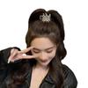 2024 Summer Rhinestone High Ponytail Claw Clip - Women's Updo Hairpin