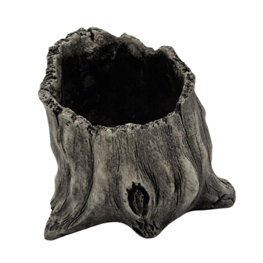 Succulents Planter Driftwood Planter Succulents Pots Small Plant Flower Cactus Pots Tree Stumb Wood Planter Decorations