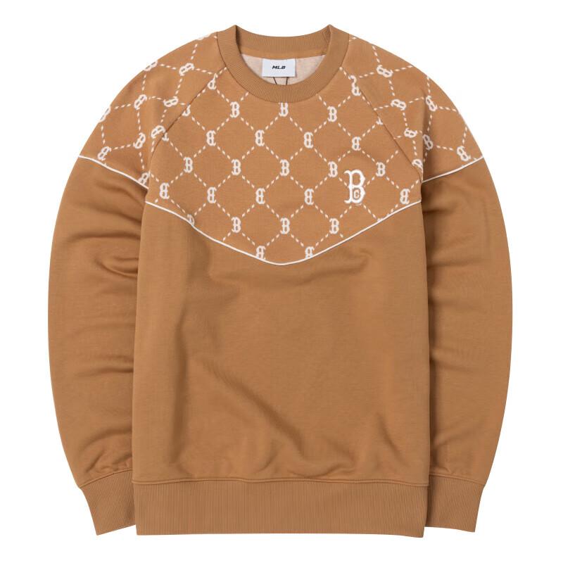 MLB Diamond Monogram Patchwork Crewneck Sweatshirt M