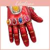 Iron Man LED-Handschuhe mit abnehmbaren Steinen für das ultimative Cosplay-Erlebnis