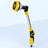 Garden Hose Sprayer Wand with 8 Spray Modes 180 Degree Angle Adjustable Sprinkler Head