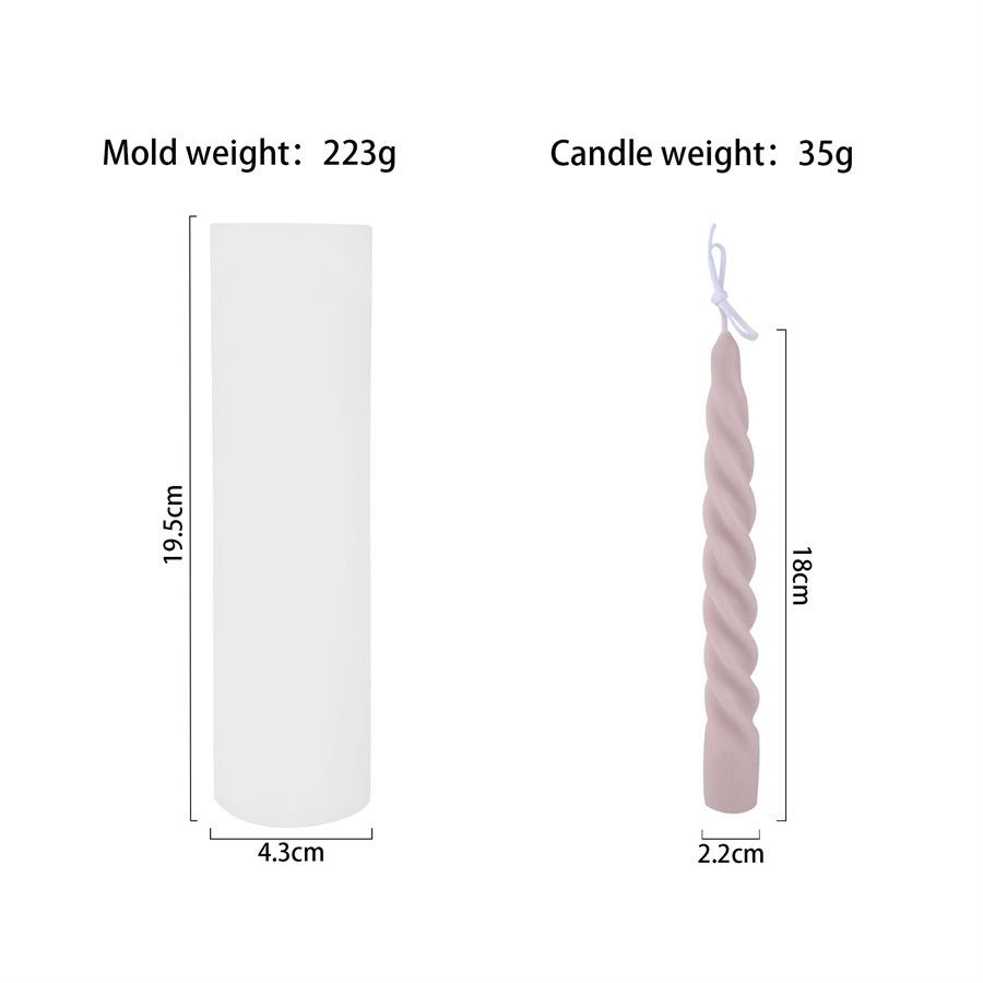 

Полосатая цилиндрическая свеча силиконовая форма ручная работа изготовление ароматических свечей восковая форма своими руками кристалл эпоксидная смола ремесленные формы домашний декор