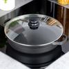 Deep Cast Iron Frying Pan With Glass Lid Cast Line 30 Cm, 3.5 L