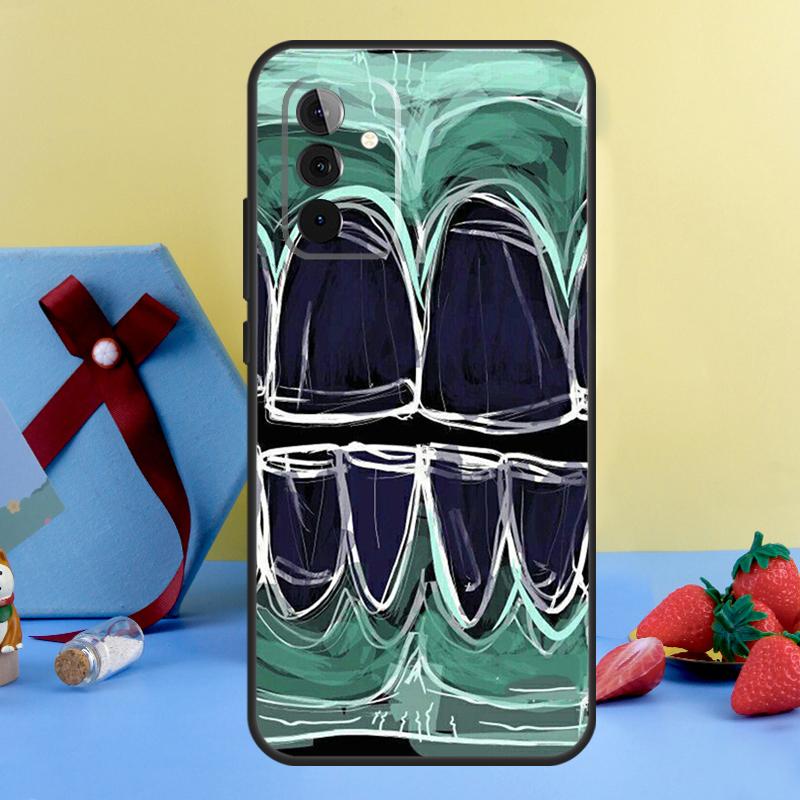 dentist tooth pattern Case For Samsung Galaxy A14 A54 A34 A12 A22 A32 A52 S A51 A71 A13 A23 A33 A53 A15 A25 Cover