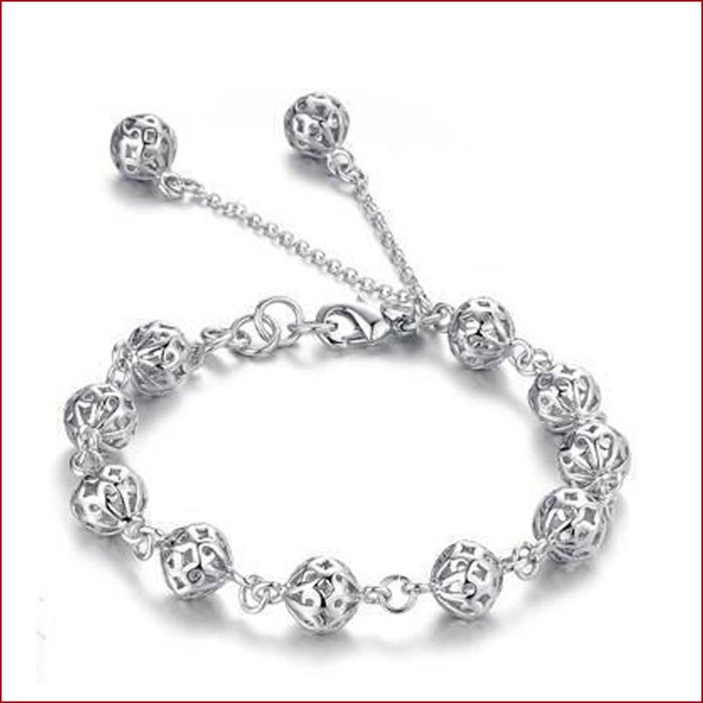 Weihua Silver-Plated Korean Crystal Bracelet for Women