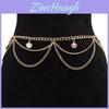 Bohemian Shell Tassel Waist Chain For Women With Metal Tribal Design Summer Accessory