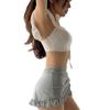 Korean Style Two-Piece Swimsuit: Perfect for Hot Springs, Beaches, Pools, and Water Parks—Conservative Design Bikini.