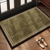 Vintage Door Mat: High-End, Non-Slip, Easy Clean, Cuttable, Dirt-Resistant, Wash-Free for Home Use
