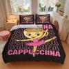 3pcs Ballerina Cappuccino Home Decor Bedding Set-Perfect for Bedroom, Guest Room, Living Room, Hotels | Festive Gift Idea for Fans, Traveler