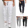Mens Casual Sports Printing Calças Respirável Loose Running Yoga Calças
