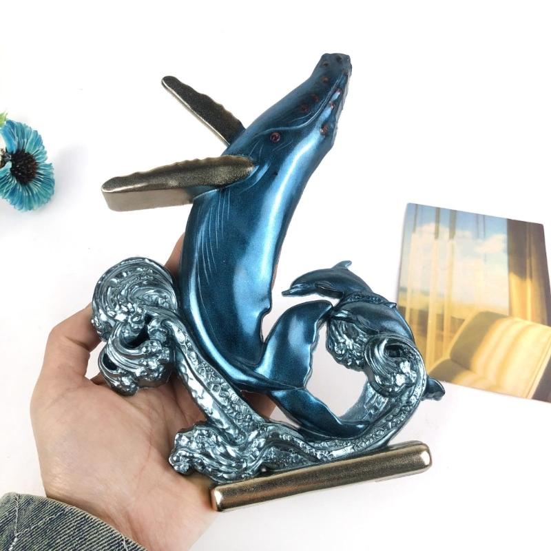 Diy Crystal Drop Glue Aromatherapy Gypsum Abrasive Three-dimensional Dolphin Jewelry Ornaments Pendant Silicone Mold