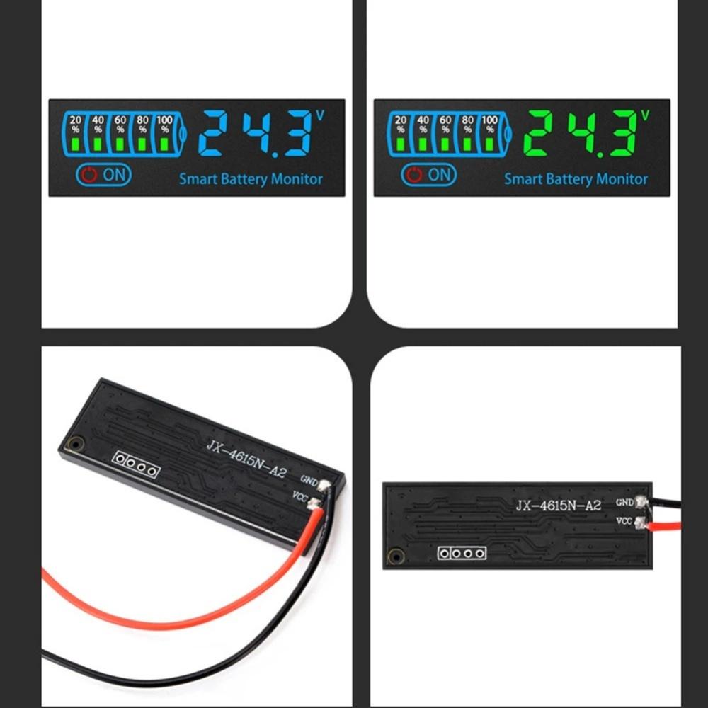 12V/24V/36V/48V Battery Charging Testers DC7-55V Acid/Lipo Lithium Battery Capacity Board Battery Level Indicator Tester Meter