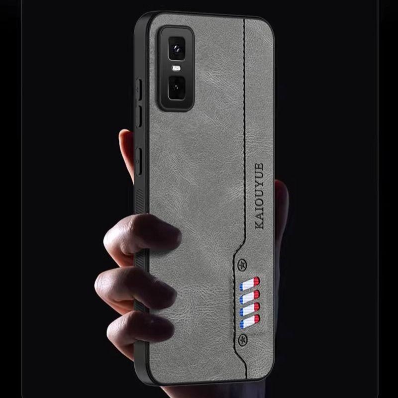 For Infinix GT30 Pro Case Luxury Frosted Leather Silicone Fashion Design Shockproof For Infinix GT30 Pro Back Hard Funda Cover