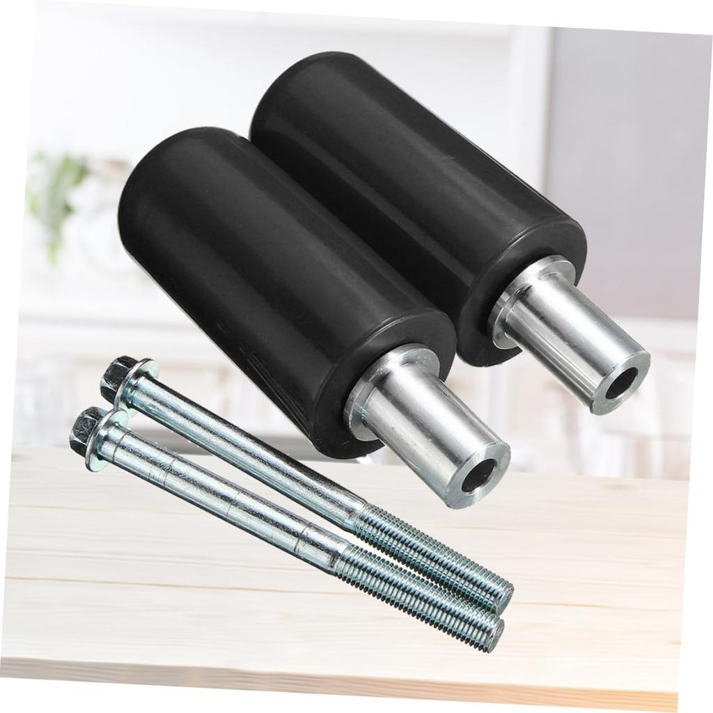 SWOOMEY 2 Pcs Drop Resistant Rubber Stick Bike Body Frame Sliders Lightweight Easy Installation