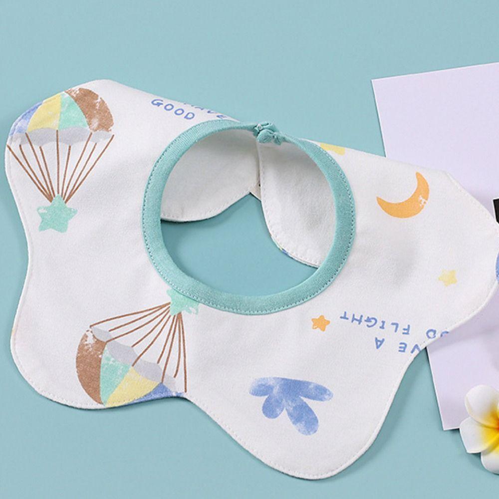 

Snap Button Saliva Towel Cotton Burp Cloths Cloth Baby Muslin Bibs Infant Scarf