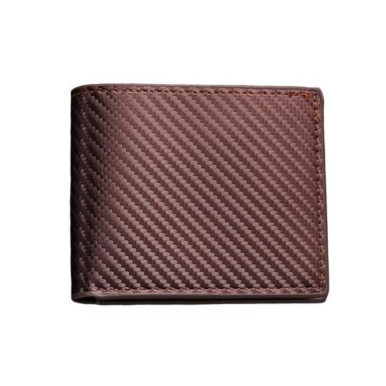 

Men Card Wallet Bifold Slim Wallet Minimalist Short Wallet Pocket Card Holder Gift for Father Husband Boyfriend кавовий