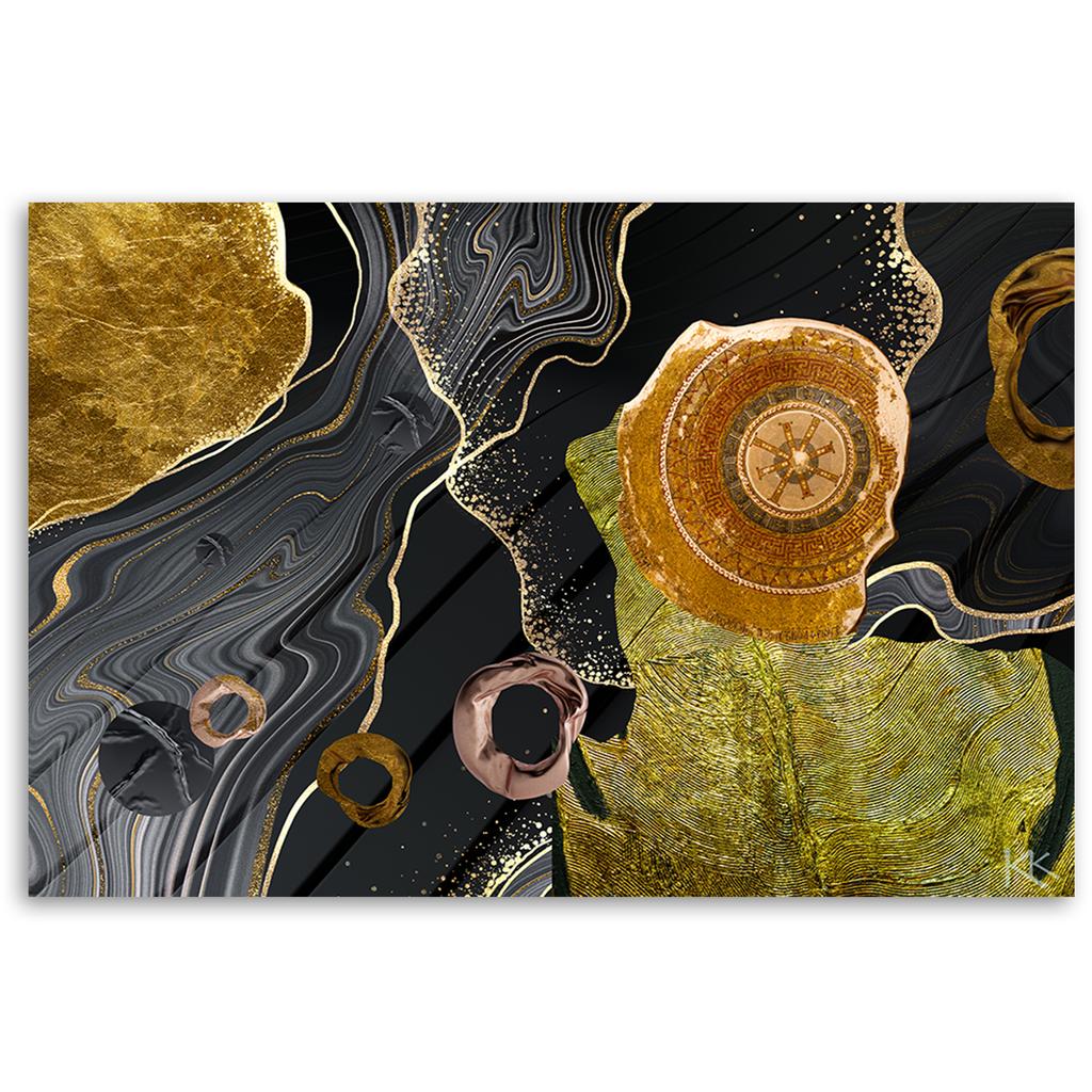 Canvas Print, Marble Texture Abstraction