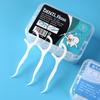 Large Box of 50 High Tensile Strength Floss Picks - Flat Wire Interdental Cleaners