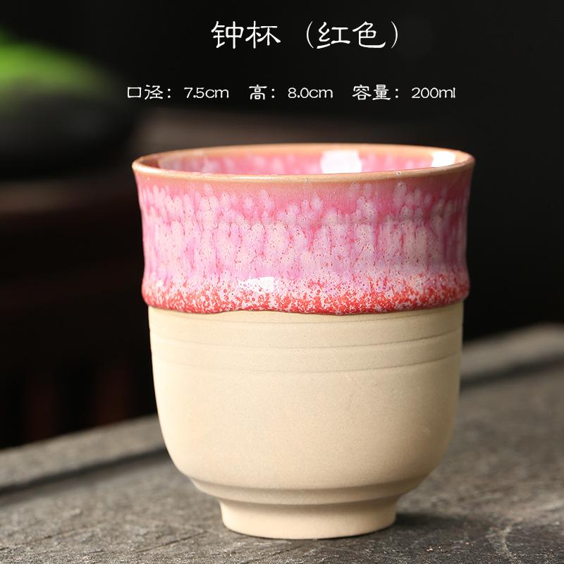 200ML Japanese Style Ceramic Coffee Cup Creativity Retro Kung Fu Tea Cups Single Pottery Drinkware Tableware Water Mugs New