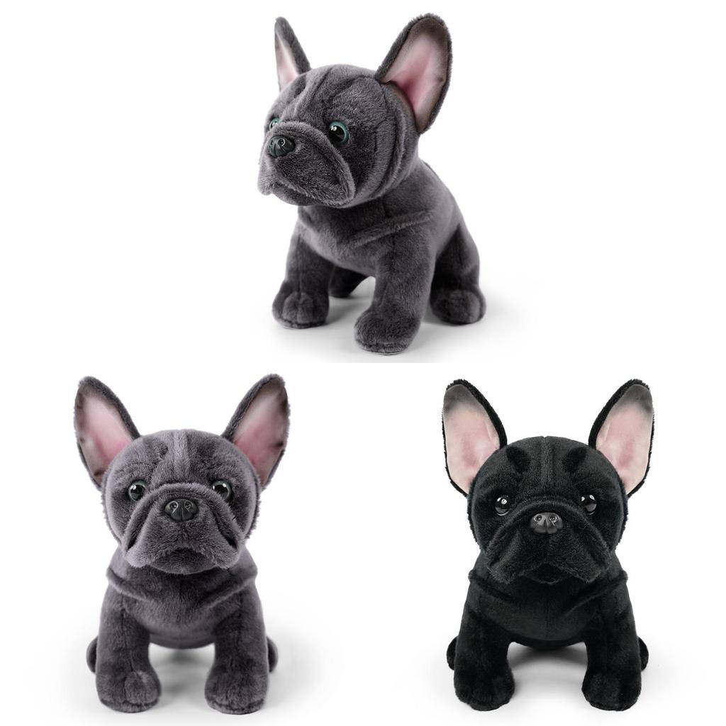 Plush Bulldog Toy With Soft Short Plush For Kids And Adults